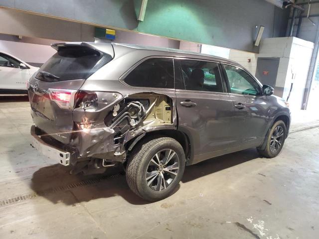 5TDJKRFH7GS251363 - 2016 TOYOTA HIGHLANDER XLE Boz foto 3