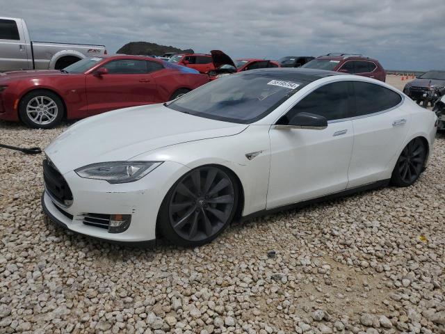 5YJSA1DP2DFP07157 - 2013 TESLA MODEL S თეთრი ფოტო 1