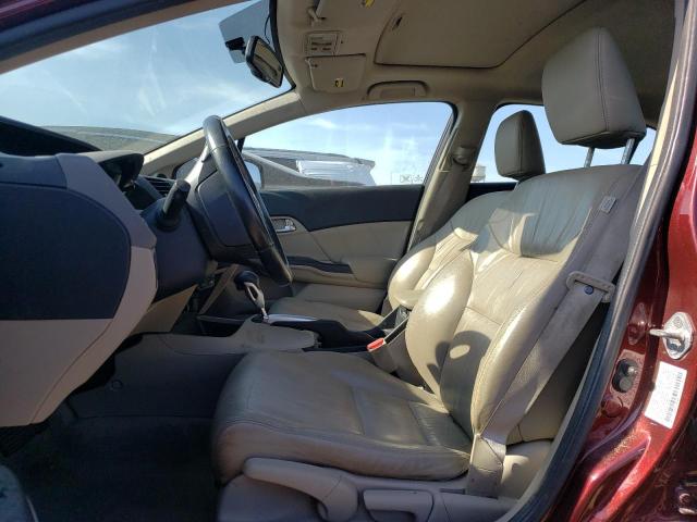 19XFB2F97CE040772 - 2012 HONDA CIVIC EXL 勃艮第红 照片 7