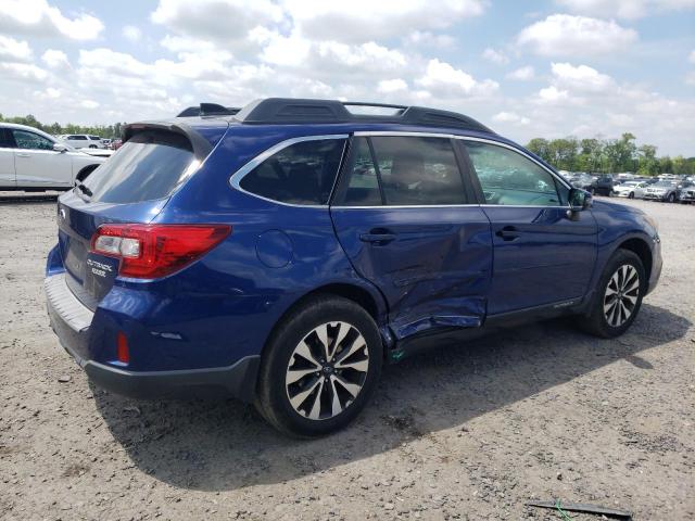 4S4BSANC5G3245652 - 2016 SUBARU OUTBACK 2.5I LIMITED BLUE photo 3