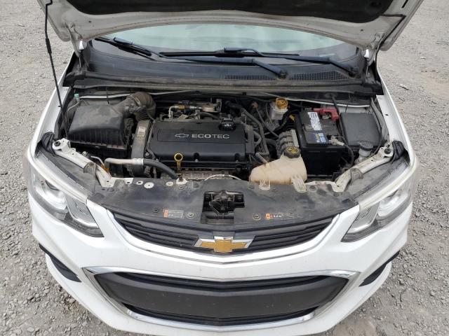 1G1JG6SH9J4125507 - 2018 CHEVROLET SONIC WHITE photo 11