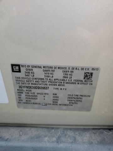 3GYFNDE39DS639637 - 2013 CADILLAC SRX PERFORMANCE COLLECTION Алтын фото 13