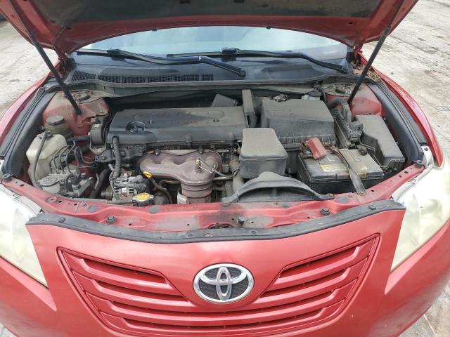 4T1BE46K17U111777 - 2007 TOYOTA CAMRY CE RED photo 11