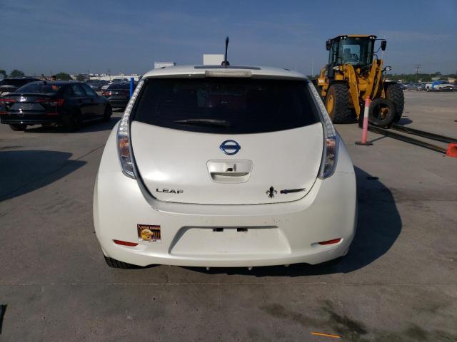 1N4AZ0CPXDC424332 - 2013 NISSAN LEAF S WHITE photo 6