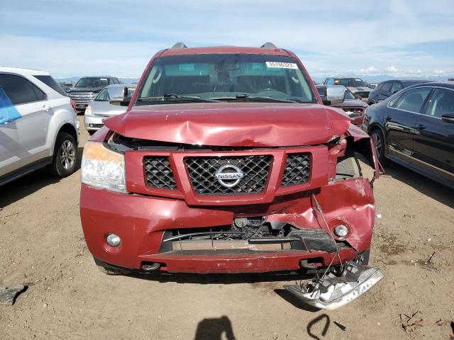 5N1AA08C19N602224 - 2009 NISSAN ARMADA SE RED photo 5