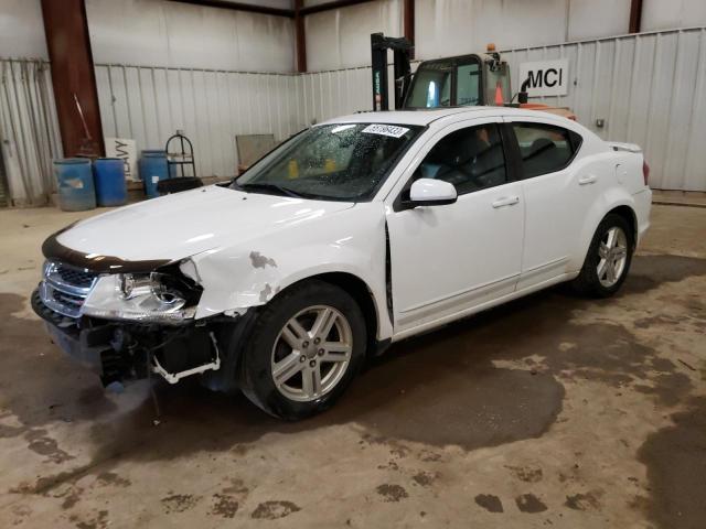 1C3CDZCG8DN709755 - 2013 DODGE AVENGER SXT WHITE photo 1