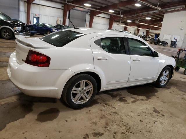 1C3CDZCG8DN709755 - 2013 DODGE AVENGER SXT WHITE photo 3