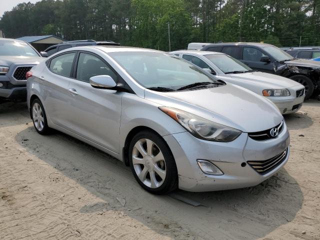 5NPDH4AE6DH258883 - 2013 HYUNDAI ELANTRA GLS SILVER photo 4