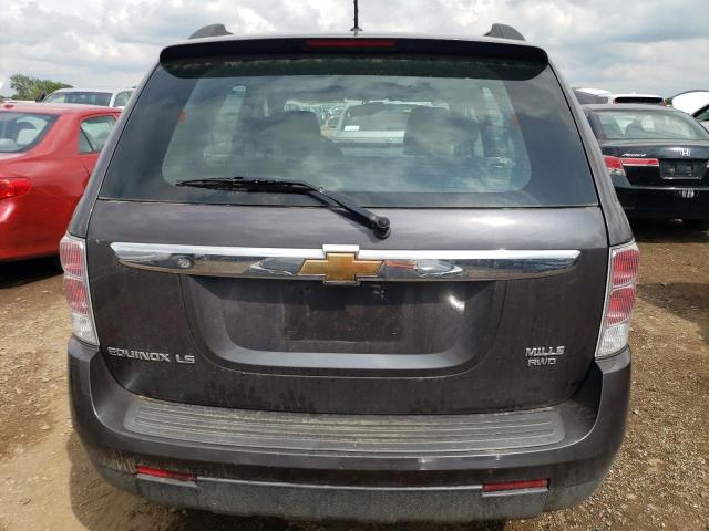 2CNDL23F586342465 - 2008 CHEVROLET EQUINOX LS GRAY photo 6