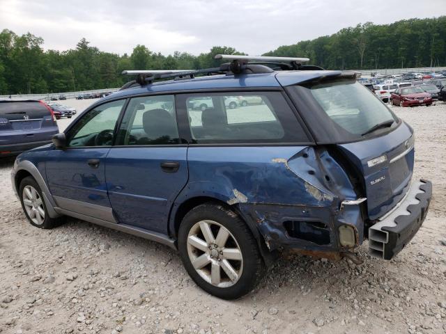 4S4BP61C187305165 - 2008 SUBARU OUTBACK 2.5I BLUE photo 2