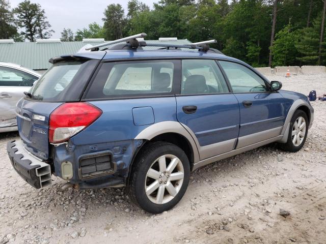 4S4BP61C187305165 - 2008 SUBARU OUTBACK 2.5I BLUE photo 3