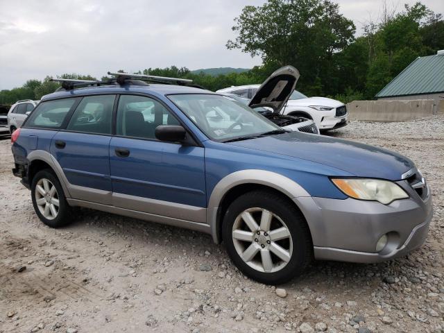 4S4BP61C187305165 - 2008 SUBARU OUTBACK 2.5I BLUE photo 4