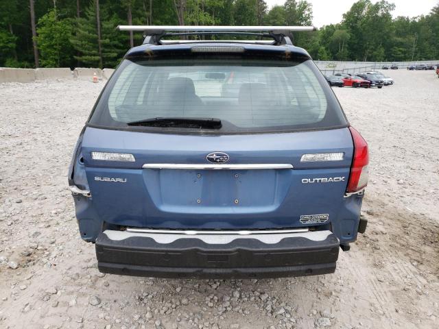 4S4BP61C187305165 - 2008 SUBARU OUTBACK 2.5I BLUE photo 6