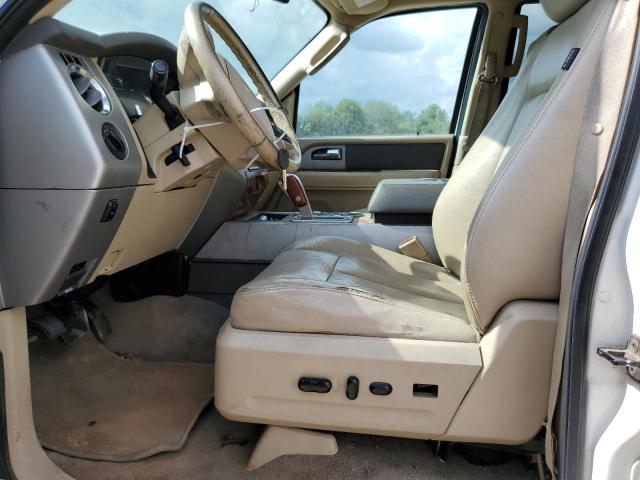 1FMFU17598LA04902 - 2008 FORD EXPEDITION EDDIE BAUER WHITE photo 7