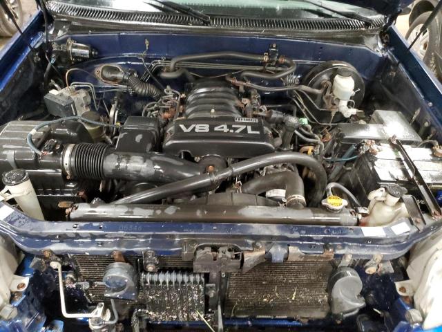 5TBBT44175S470761 - 2005 TOYOTA TUNDRA ACCESS CAB SR5 BLUE photo 11