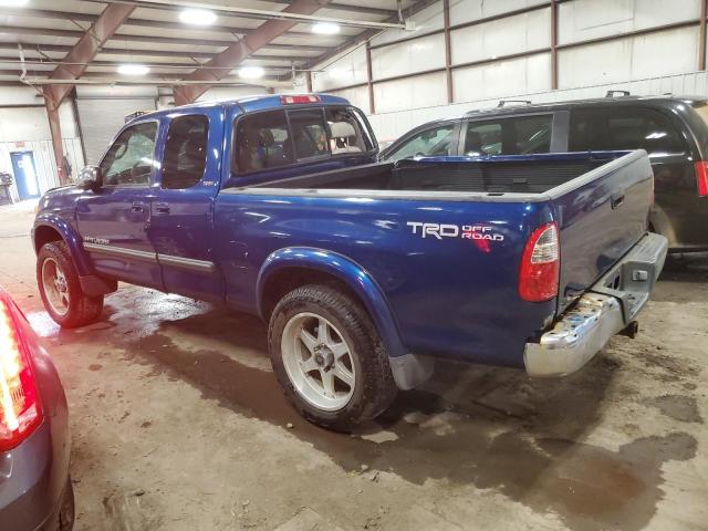 5TBBT44175S470761 - 2005 TOYOTA TUNDRA ACCESS CAB SR5 BLUE photo 2