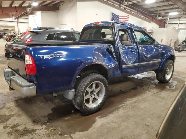 5TBBT44175S470761 - 2005 TOYOTA TUNDRA ACCESS CAB SR5 BLUE photo 3