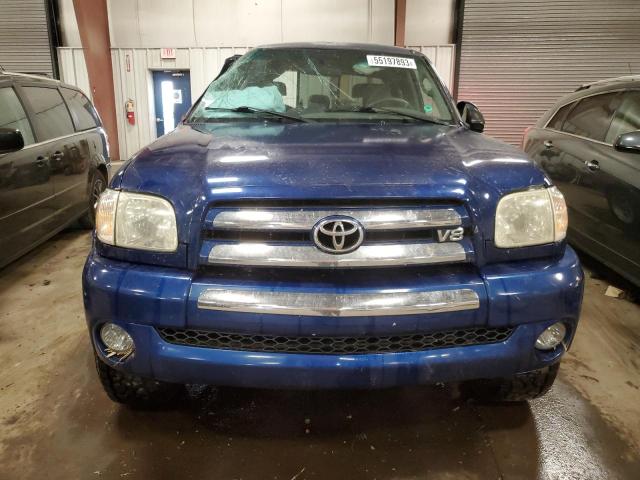 5TBBT44175S470761 - 2005 TOYOTA TUNDRA ACCESS CAB SR5 BLUE photo 5