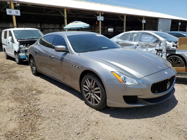 ZAM56RRA5F1131525 - 2015 MASERATI QUATTROPOR S SILVER photo 4