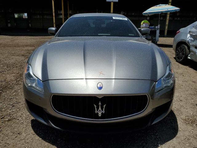 ZAM56RRA5F1131525 - 2015 MASERATI QUATTROPOR S SILVER photo 5