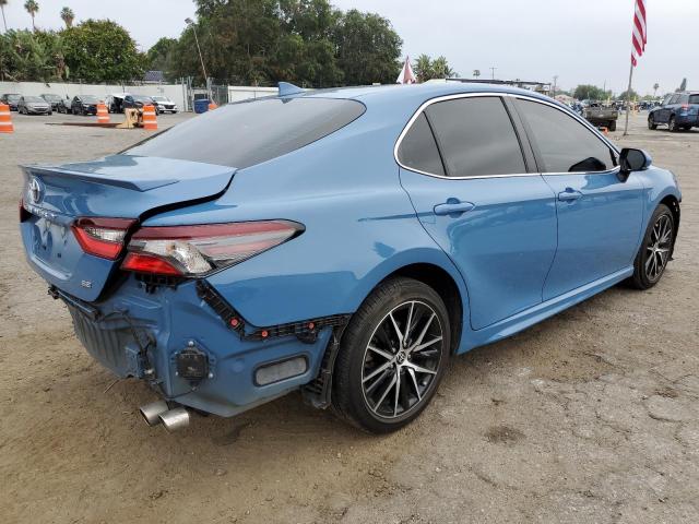 4T1T11AK4PU117949 - 2023 TOYOTA CAMRY SE NIGHT SHADE BLUE photo 3