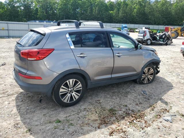 KNDPCCAC1E7552766 - 2014 KIA SPORTAGE EX GRAY photo 3