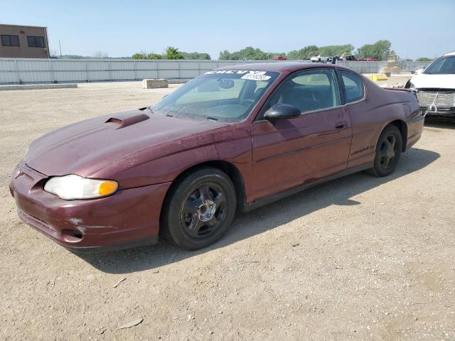 2G1WX15K019123190 - 2001 CHEVROLET MONTE CARL SS MAROON photo 1