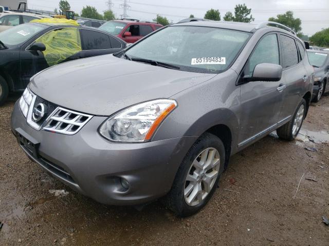 JN8AS5MVXBW263196 - 2011 NISSAN ROGUE S GRAY photo 1