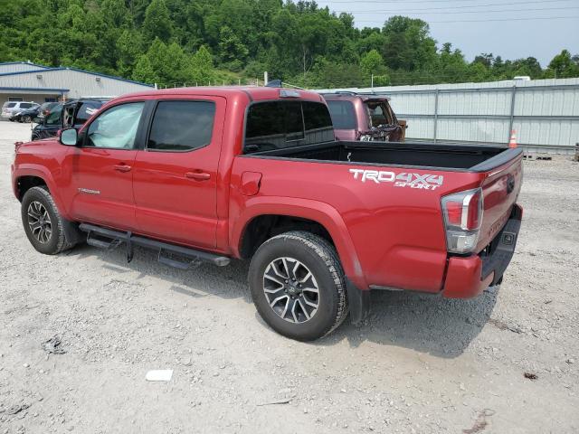 3TMCZ5ANXLM315142 - 2020 TOYOTA TACOMA DOUBLE CAB MAROON photo 2