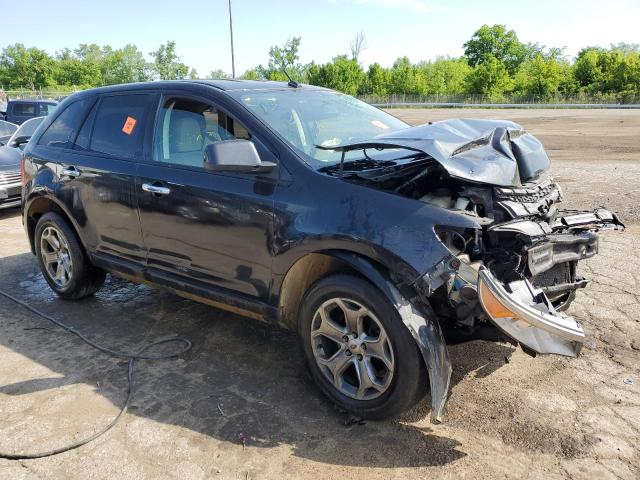 2FMDK3JC5BBA69463 - 2011 FORD EDGE SEL BLACK photo 4