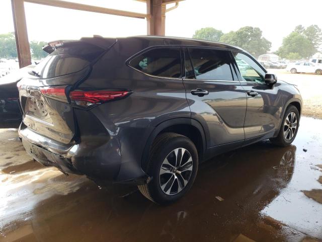 5TDGZRAH1NS120083 - 2022 TOYOTA HIGHLANDER XLE Մոխրագույն լուսանկար 3