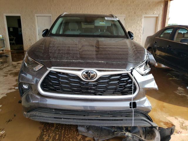 5TDGZRAH1NS120083 - 2022 TOYOTA HIGHLANDER XLE Մոխրագույն լուսանկար 5