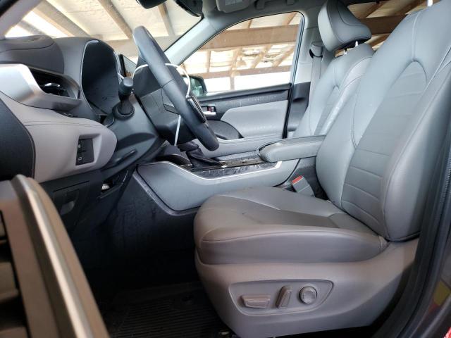 5TDGZRAH1NS120083 - 2022 TOYOTA HIGHLANDER XLE Մոխրագույն լուսանկար 7