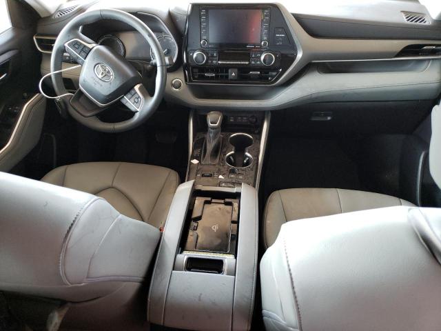 5TDGZRAH1NS120083 - 2022 TOYOTA HIGHLANDER XLE Մոխրագույն լուսանկար 8