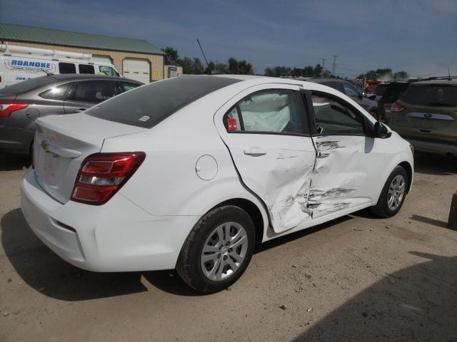 1G1JB5SB2L4141572 - 2020 CHEVROLET SONIC LS 白色 照片 3