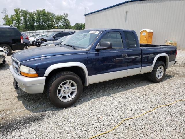 1D7HL42XX3S339648 - 2003 DODGE DAKOTA SLT BLUE photo 1