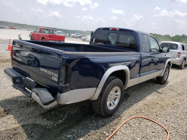 1D7HL42XX3S339648 - 2003 DODGE DAKOTA SLT BLUE photo 3