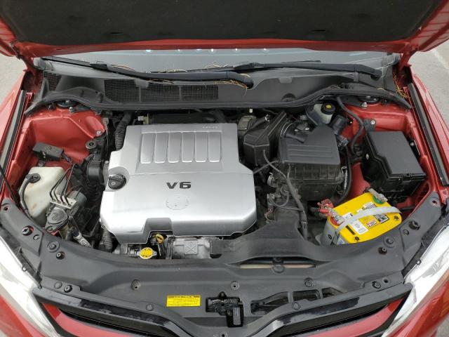 4T3ZK3BB6AU022261 - 2010 TOYOTA VENZA RED photo 11