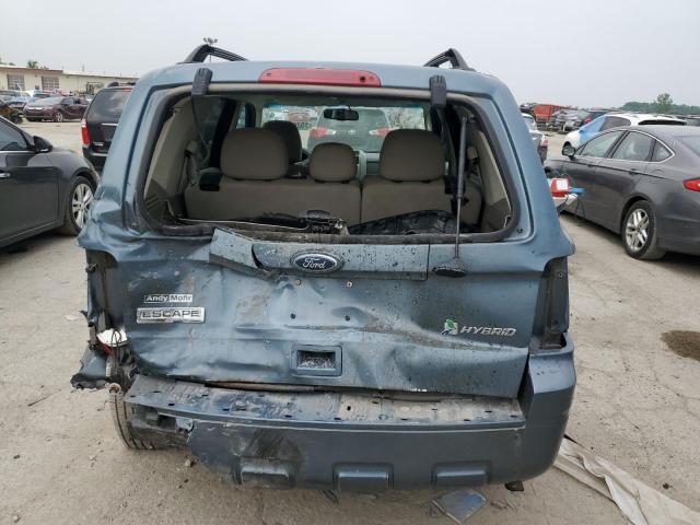 1FMCU5K30BKC23227 - 2011 FORD ESCAPE HYBRID BLUE photo 6