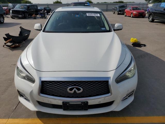 JN1EV7AR6GM344581 - 2016 INFINITI Q50 PREMIUM WHITE photo 5