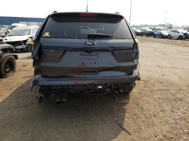 1FM5K8GT5KGA02556 - 2019 FORD EXPLORER SPORT GRAY photo 6