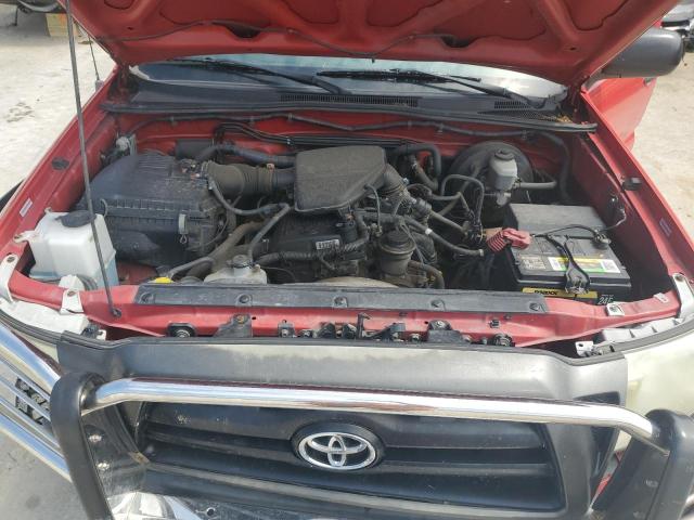 5TEUX42N28Z534061 - 2008 TOYOTA TACOMA ACCESS CAB წითელი ფოტო 11