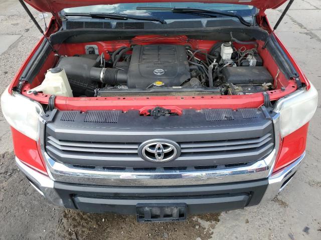 5TFUW5F17FX446630 - 2015 TOYOTA TUNDRA DOUBLE CAB SR/SR5 RED photo 11