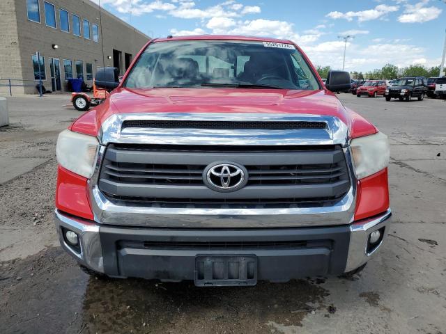 5TFUW5F17FX446630 - 2015 TOYOTA TUNDRA DOUBLE CAB SR/SR5 RED photo 5