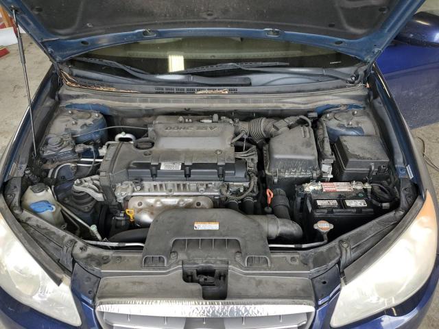 KMHDU46D88U571856 - 2008 HYUNDAI ELANTRA GLS BLUE photo 11