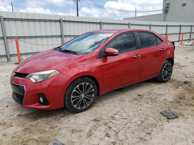 2T1BURHE3FC282554 - 2015 TOYOTA COROLLA L RED photo 1