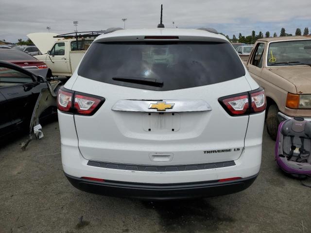 1GNKRFKD1GJ133671 - 2016 CHEVROLET TRAVERSE LS WHITE photo 6