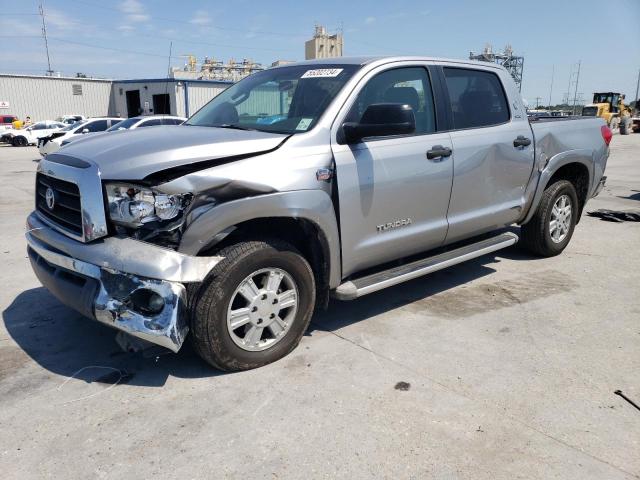 5TFEV54138X052474 - 2008 TOYOTA TUNDRA CREWMAX SILVER photo 1