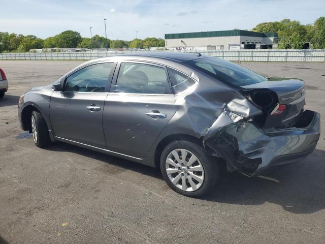 3N1AB7AP6FL684120 - 2015 NISSAN SENTRA S GRAY photo 2