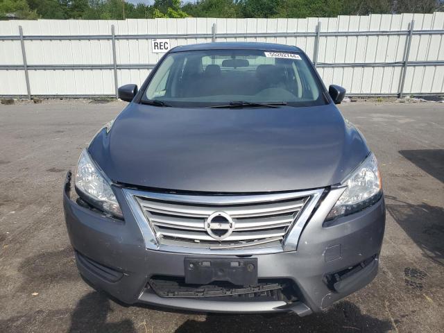 3N1AB7AP6FL684120 - 2015 NISSAN SENTRA S GRAY photo 5